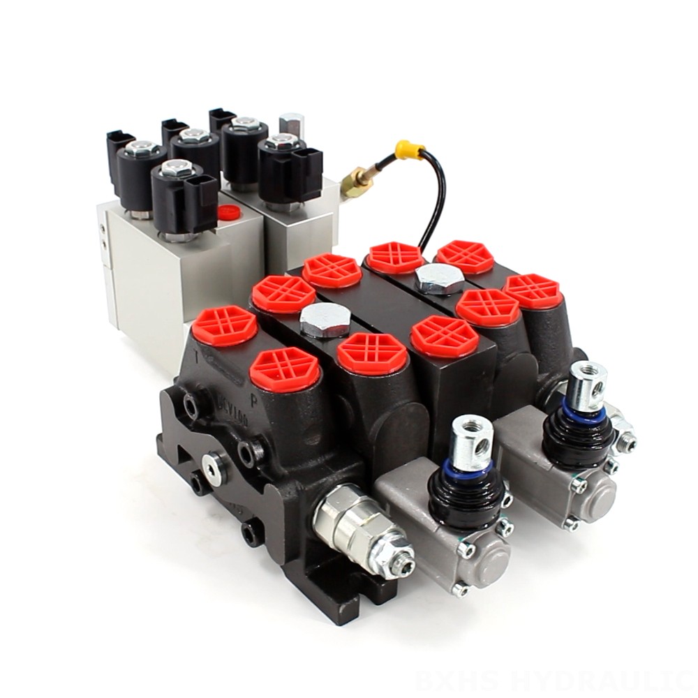 DCV100-OT-J-OT Elektrohydraulický Šoupátko 3 Sekční směrový ventil image