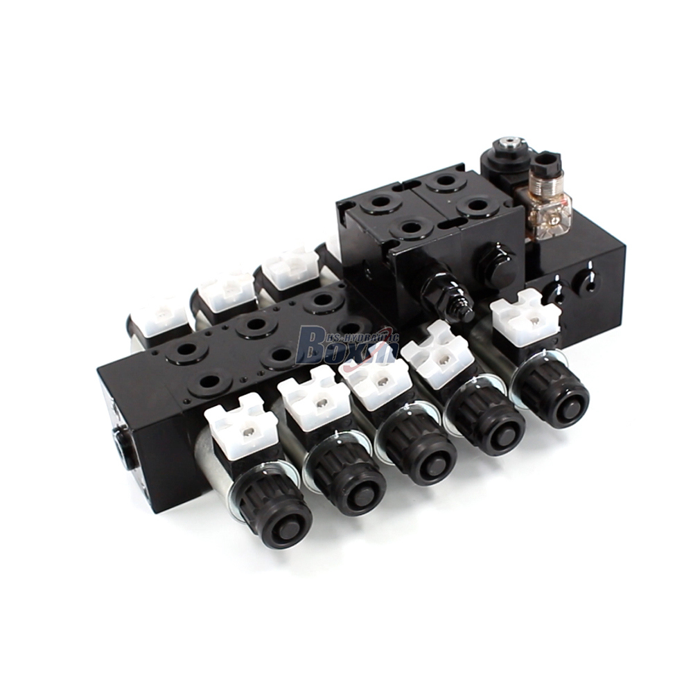 DCV56-H Solenoidový 5 cívek Sekční směrový ventil image