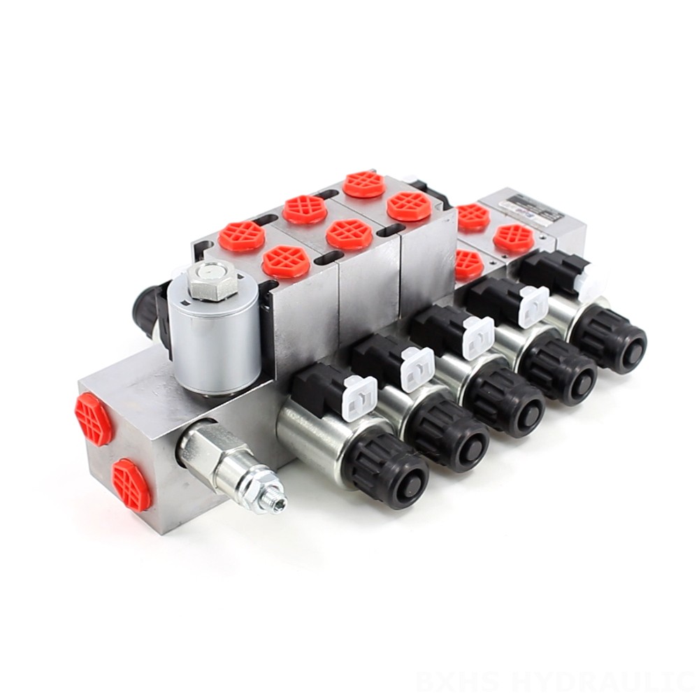 DCV56 Elektrický proporcionální Šoupátko 5 Sekční směrový ventil image