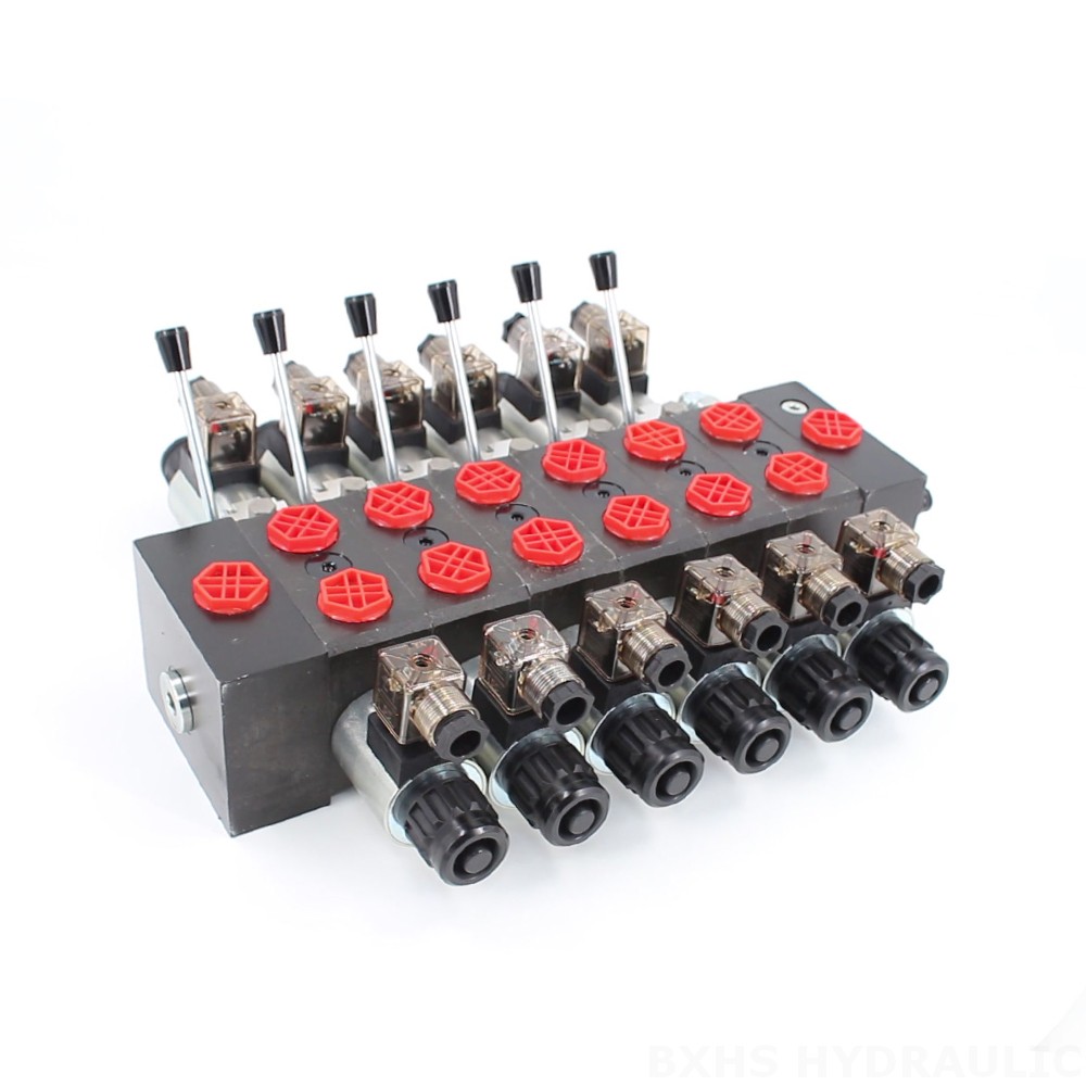 DCV58 Solenoidový Šoupátko 6 Sekční směrový ventil image