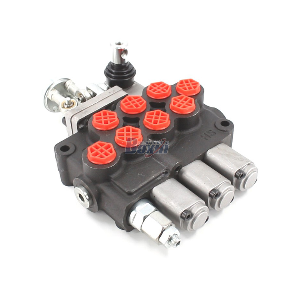 M45 Ruční a joystick 3 cívky Monoblokový směrový ventil