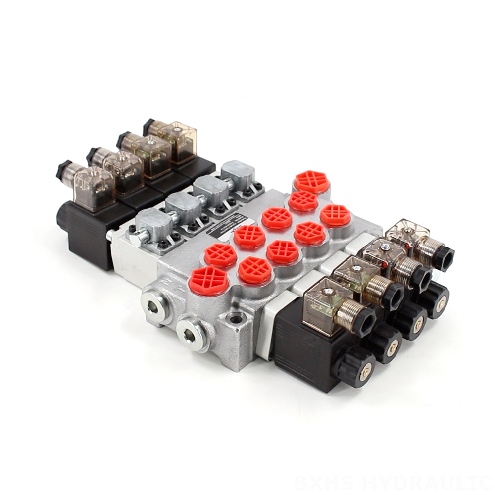 P40-DS Solenoidový Šoupátko 4 Monoblokový směrový ventil image