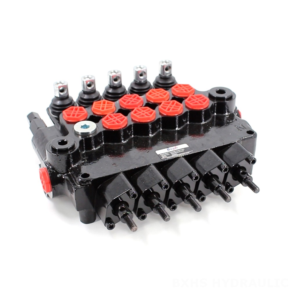 P80AZ Hydraulické a manuální Šoupátko 5 Řídicí ventil podpěr image