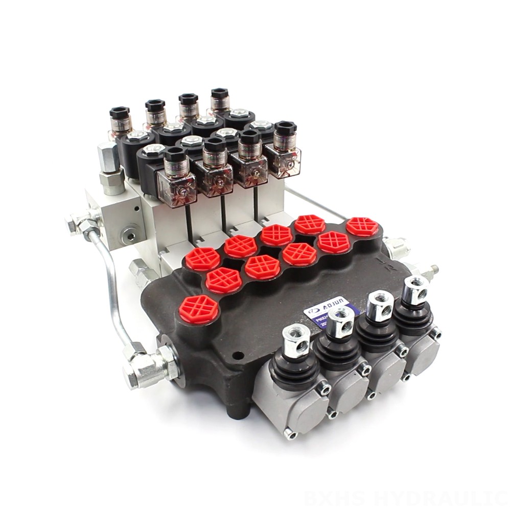 P80 Elektrohydraulický Šoupátko 4 Monoblokový směrový ventil image