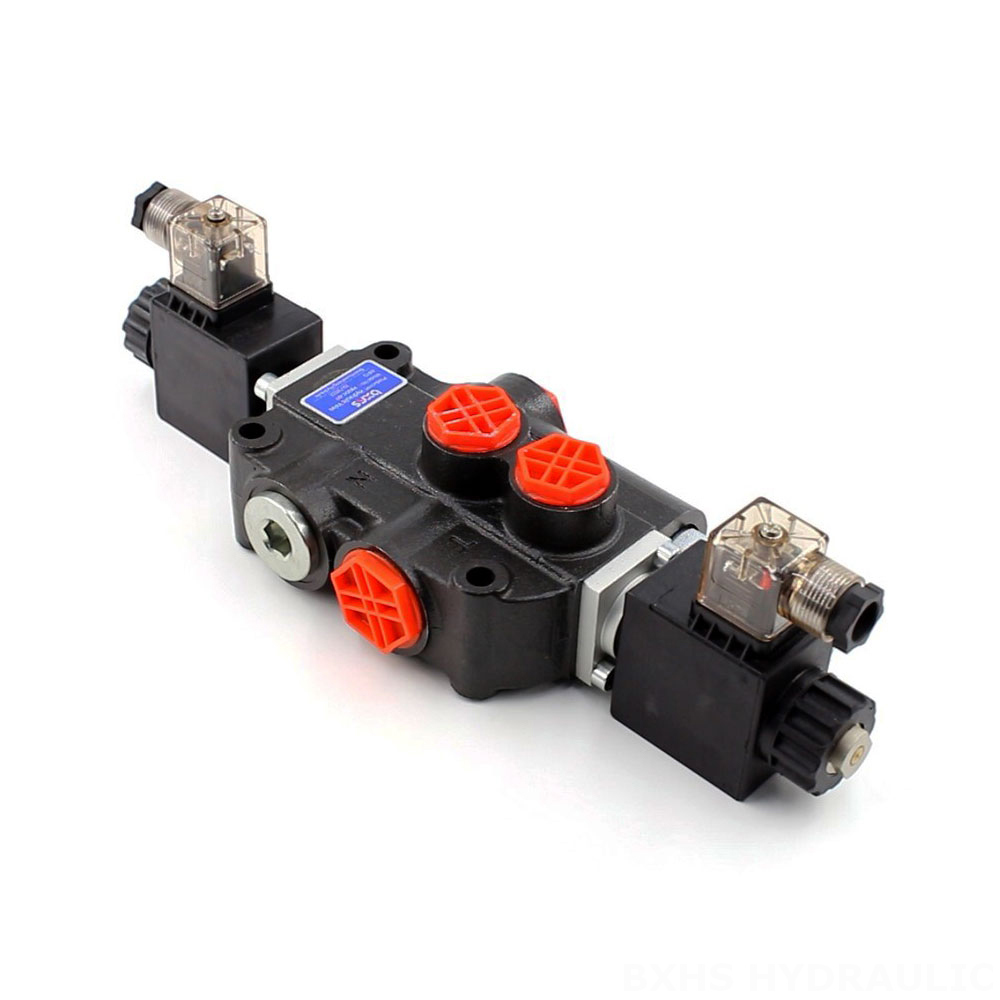 P80 Solenoidový Šoupátko 1 Monoblockový směrový ventil