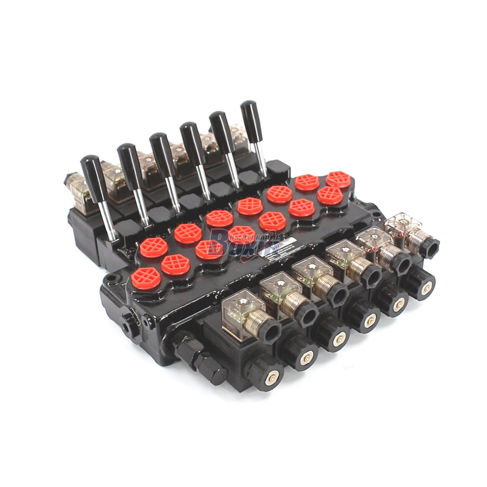 SD5-PG2 Solenoidový 6 cívek Monoblokový směrový ventil image