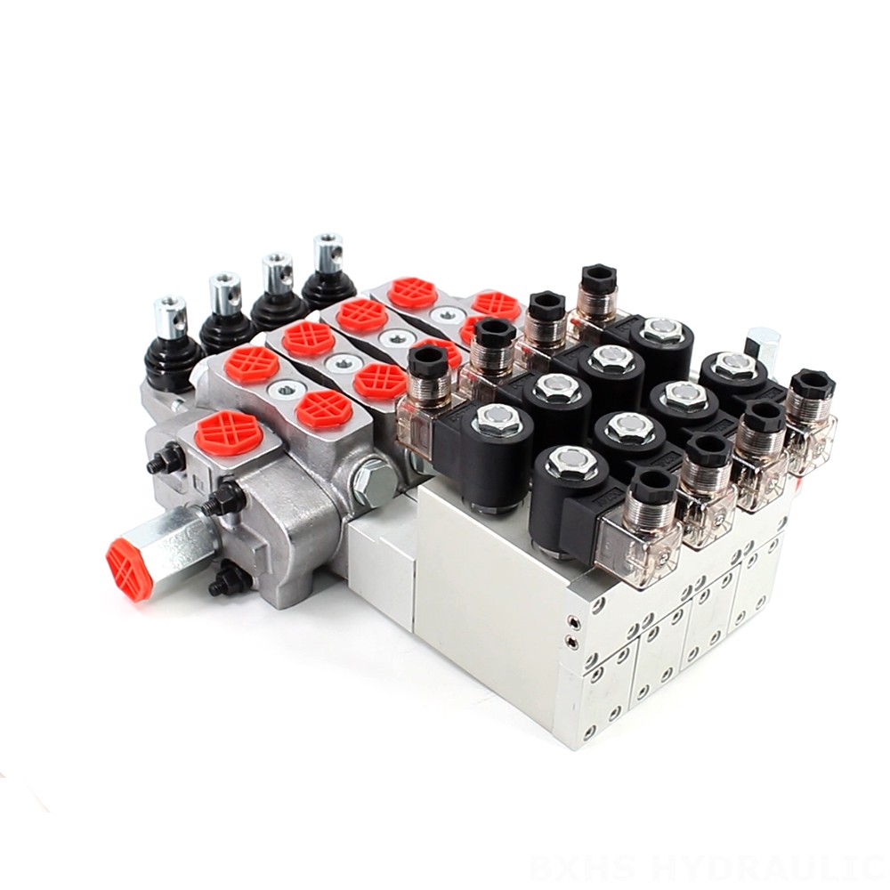 SD8 Elektrohydraulický Šoupátko 4 Sekční směrový ventil image