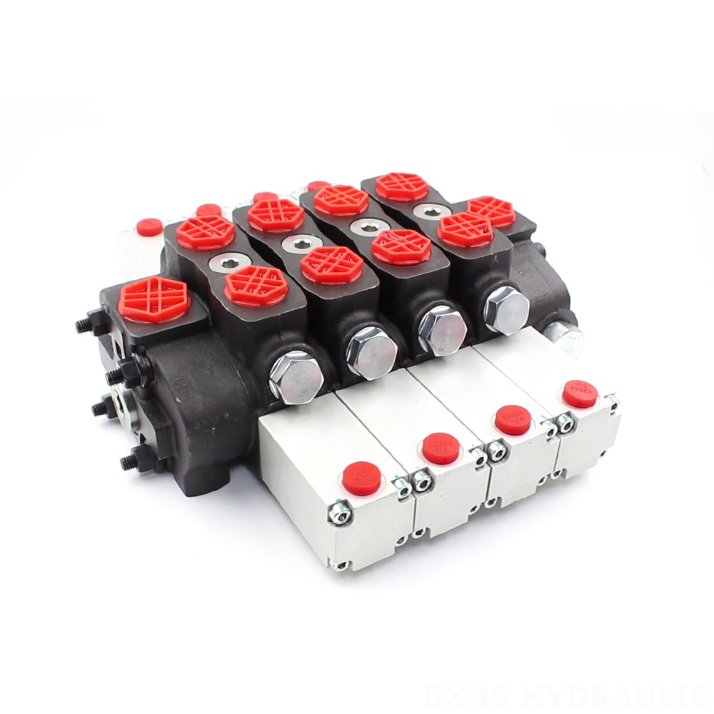 SD8 Hydraulický Šoupátko 4 Sekční směrový ventil image