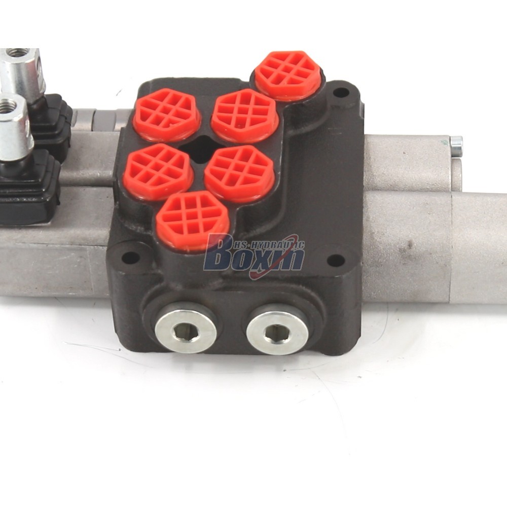 DCV20 Manual 2 Spool Monoblock Directional Valve for Hydraulic Systems detail image