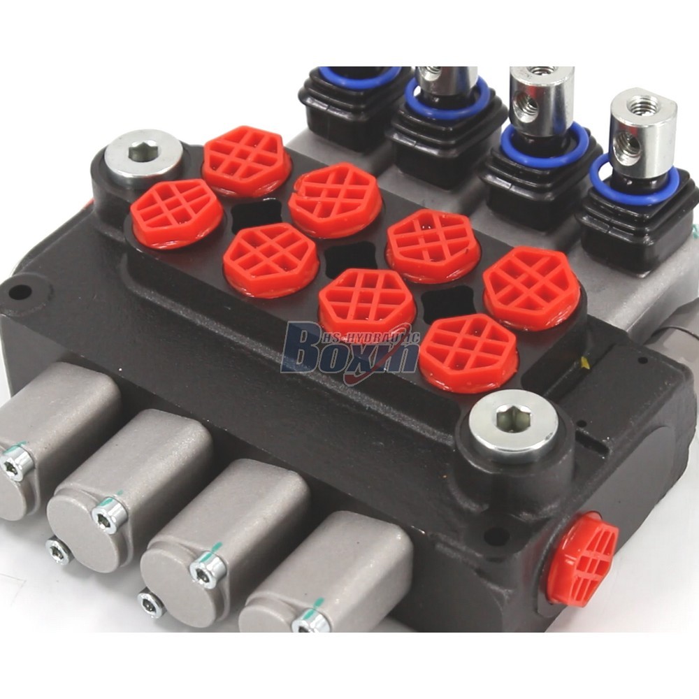 High Pressure DCV20 Series 4 Spool Hydraulic Control Valve detail image