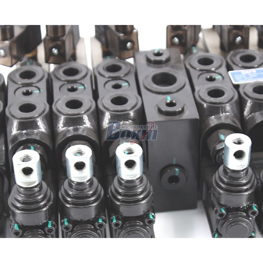 DCV60 Electro-pneumatic 6 Spool Sectional Directional Valve detail image