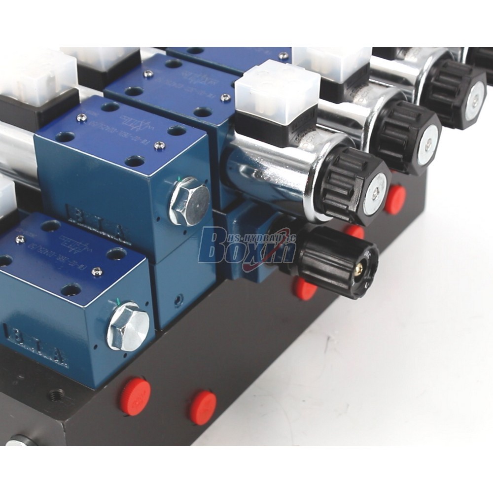 OEM/ODM Customization for HSBS06 Solenoid 6 Spool Control Valve detail image