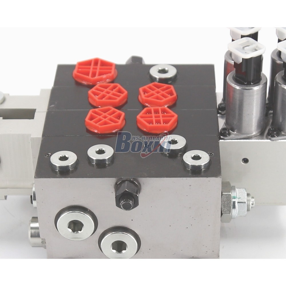 Custom OEM ODM Services for HSDPX100DY-2 Electro-hydraulic 2 Spool Sectional Directional Valve Manufacturing detail image