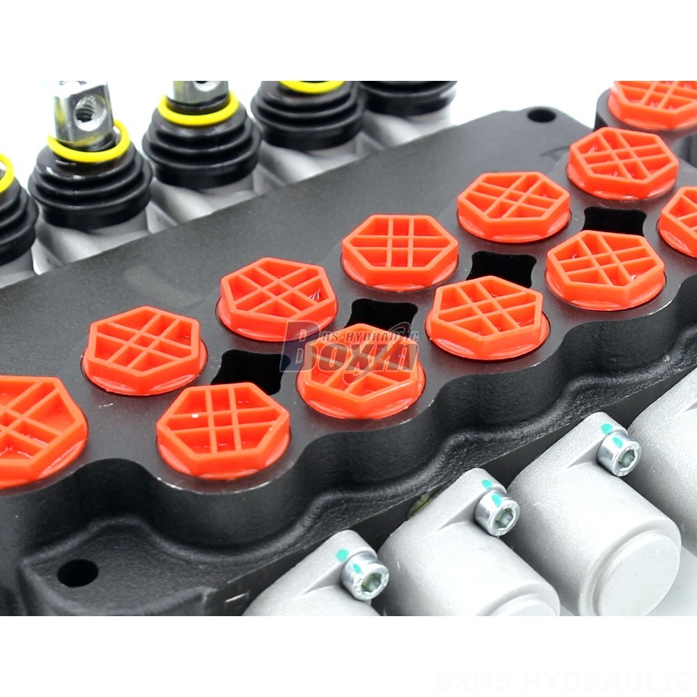 Bespoke Hydraulic Solutions: Customizable P80-G12-G38-OW 5 Spool Directional Control Valves detail image