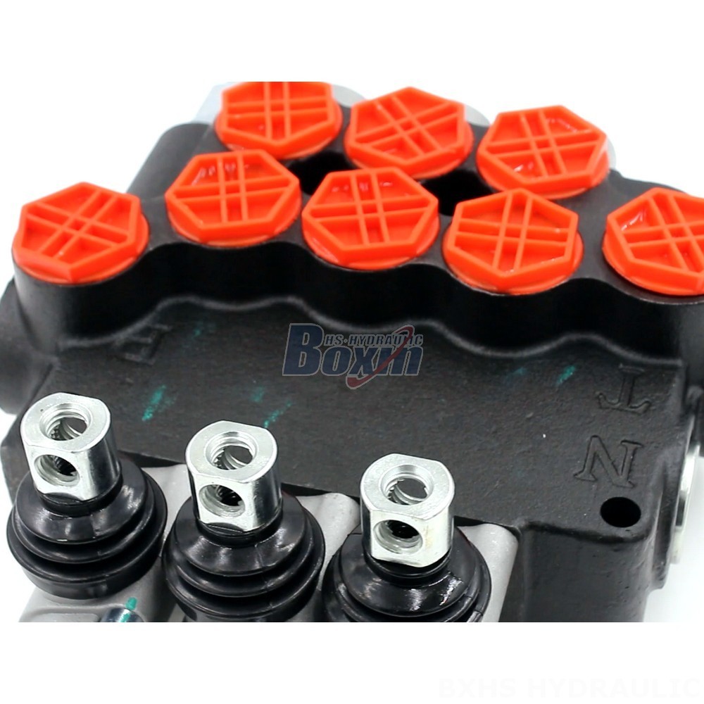 P80-G34-OT Manual 3 Spool Monoblock Directional Valve detail image