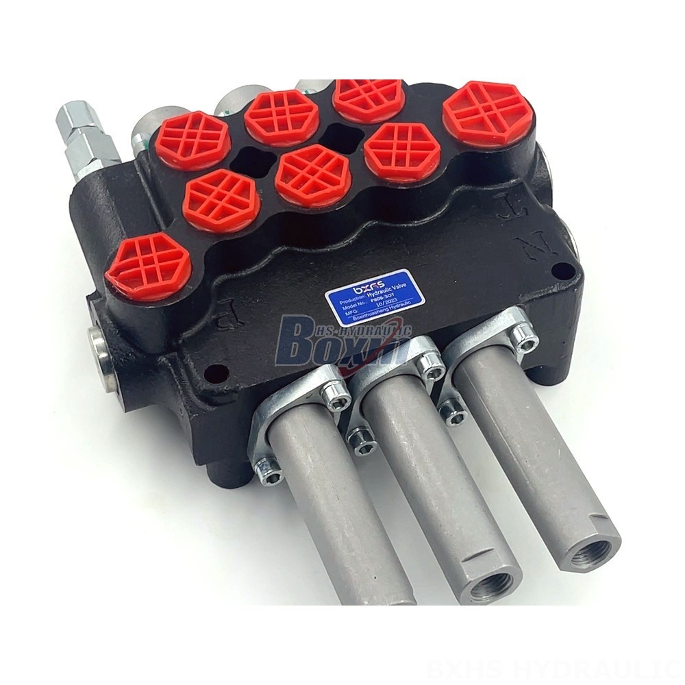 3-Spool Hydraulic Valve | P80 Cable Model | Factory Direct & Customizable detail image