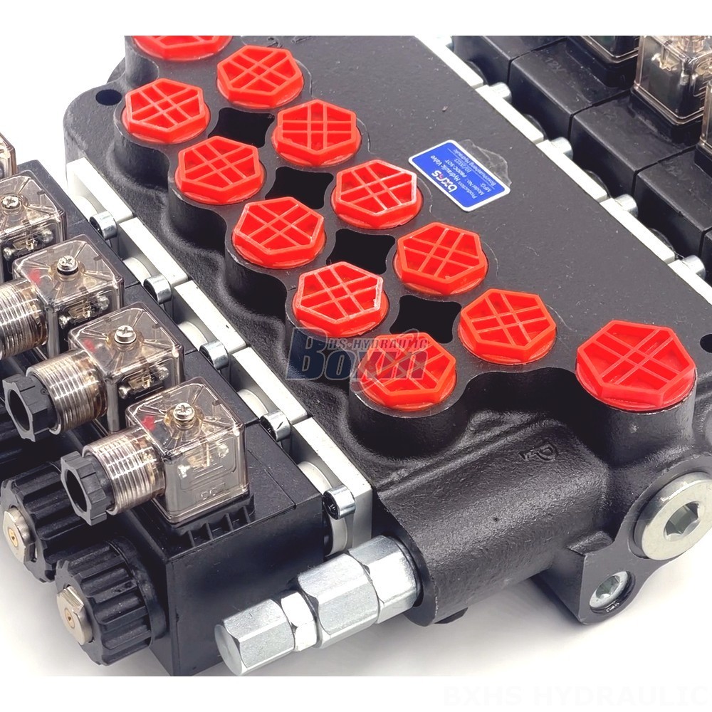 P80 Solenoid 5 Spool Monoblock Directional Valve | Manufacturer & Global Supplier detail image