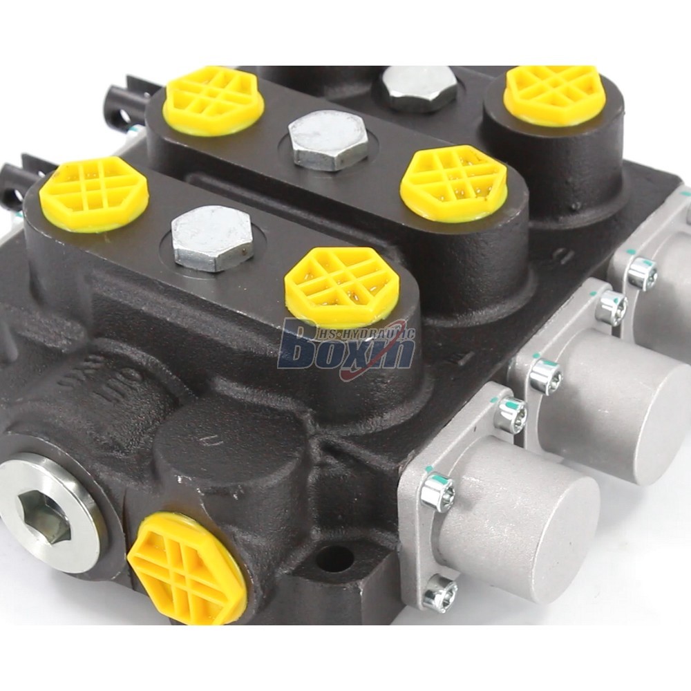 RD5300NPT-3OT Manual 3 Spool Hydraulic Control Valve for Industrial Machinery detail image