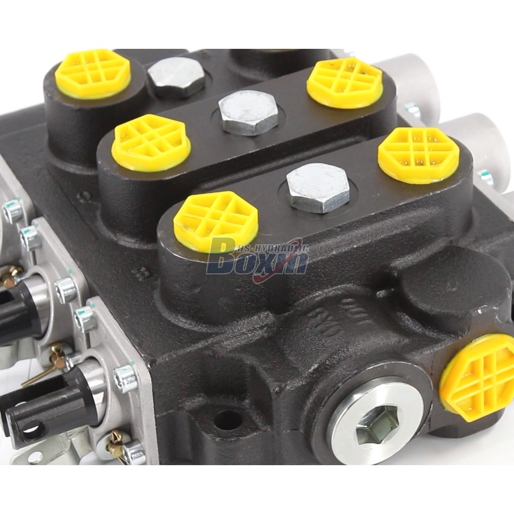 RD5300NPT-3OT Manual 3 Spool Hydraulic Control Valve for Heavy Duty Applications detail image
