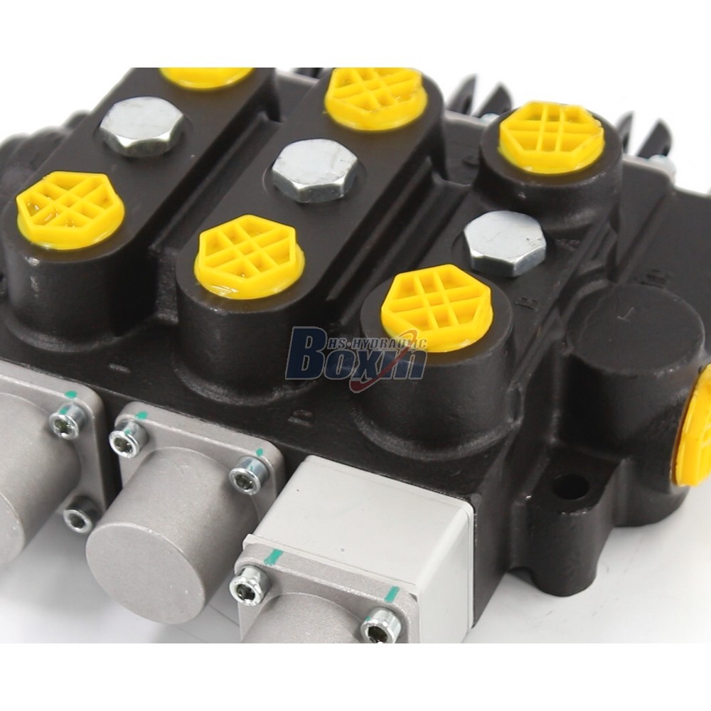 Bulk Order RD5300NPT-QTW-2OT 3 Spool Hydraulic Valve Direct from Factory detail image