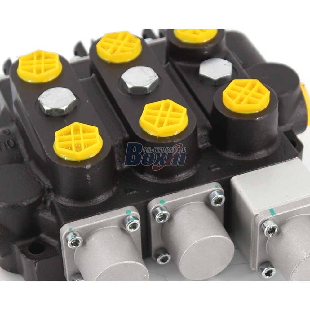 Bulk Order RD5300NPT-QTW-2OT 3 Spool Hydraulic Valve Direct from Factory detail image