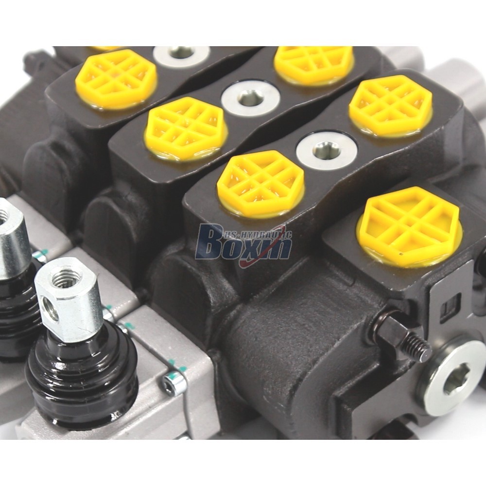SD8 Manual 3 Spool Sectional Directional Valve for Hydraulic Systems detail image