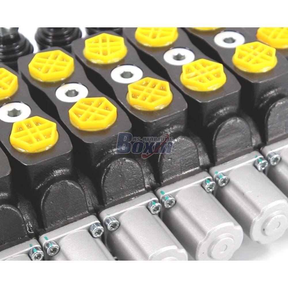 SD8 Series 6 Spool Hydraulic Sectional Control Valve detail image