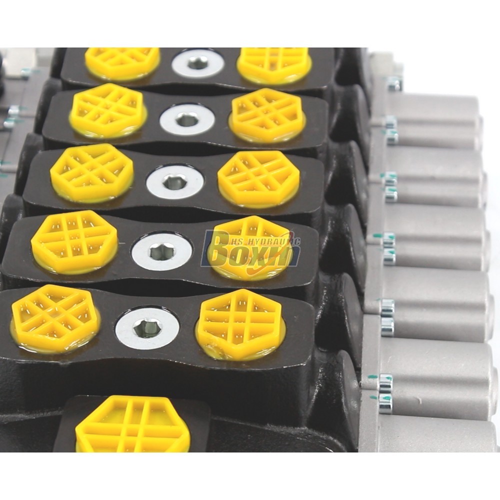 Manufacturer Price SD8 6 Spool Hydraulic Sectional Valve detail image