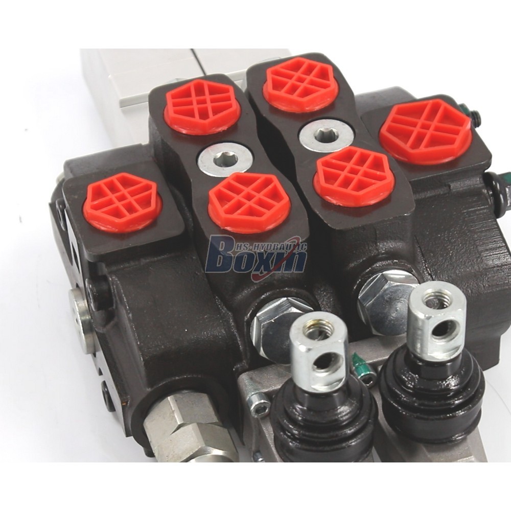 Professional Production SD8 Pneumatic 2 Spool Sectional Control Valve detail image