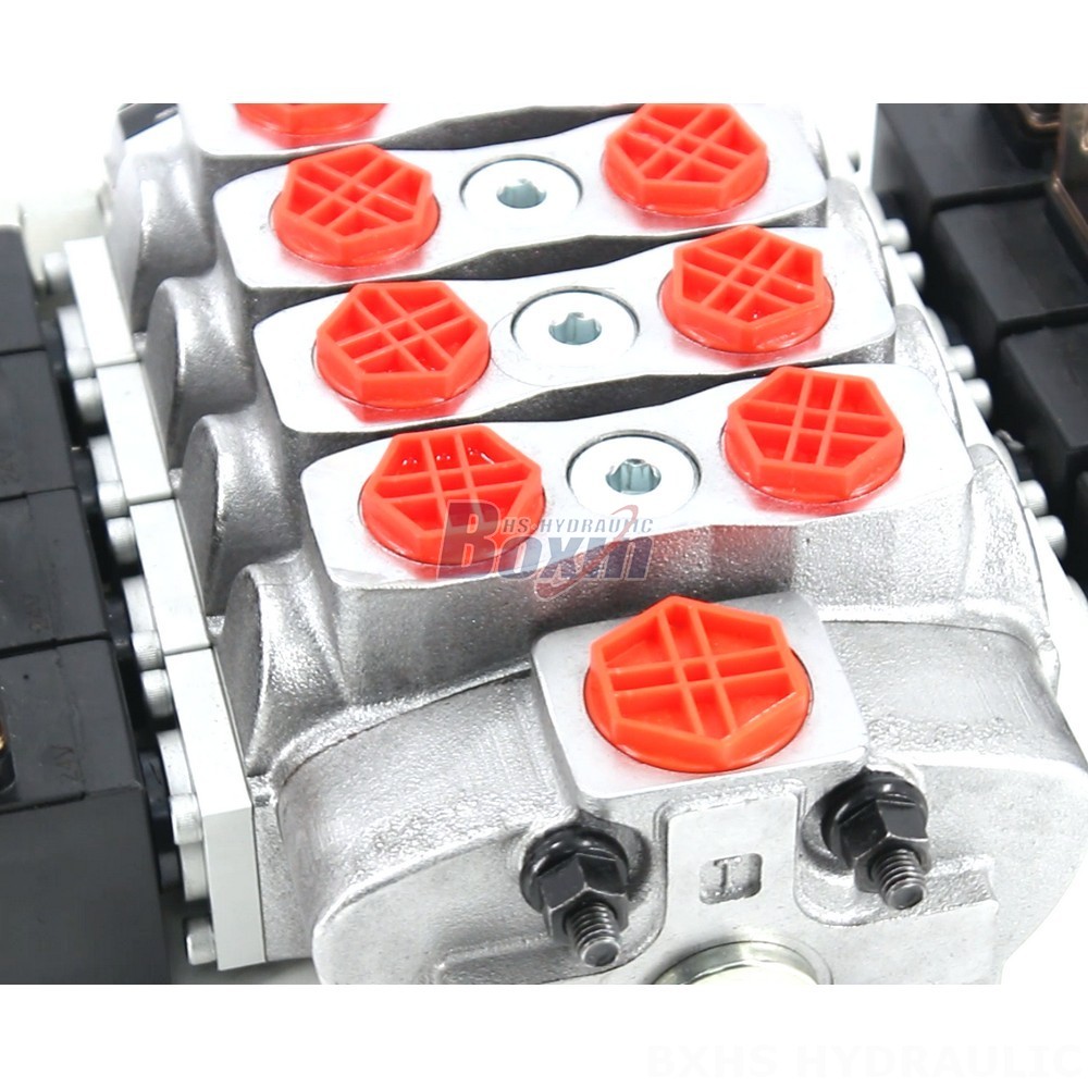 Direct from Factory: SD8 4-Spool Solenoid Hydraulic Directional Valve detail image