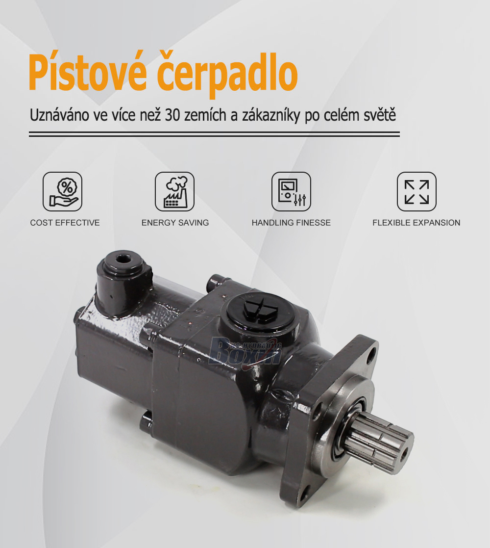 B6-50 50 cm³/ot. 25 MP (3625 psi) Hydraulické pístové čerpadlo