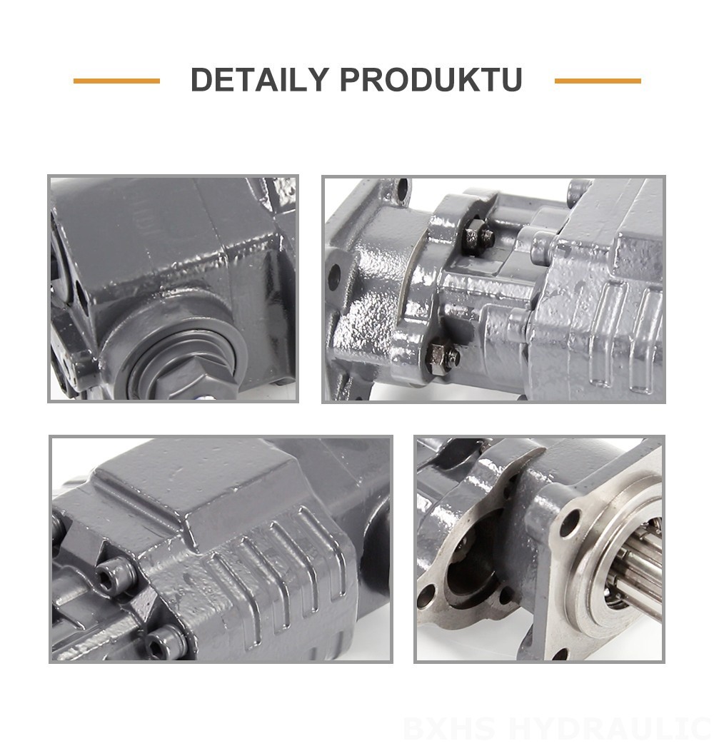 BF62M 63 cc/otáčku 20 MP (2900 psi) Hydraulické čerpadlo s ozubenými koly
