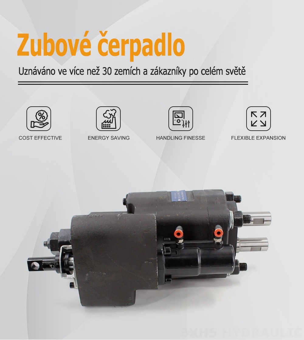 C101-25-LAS 112 cm³/ot. Hydraulické čerpadlo s ozubenými koly