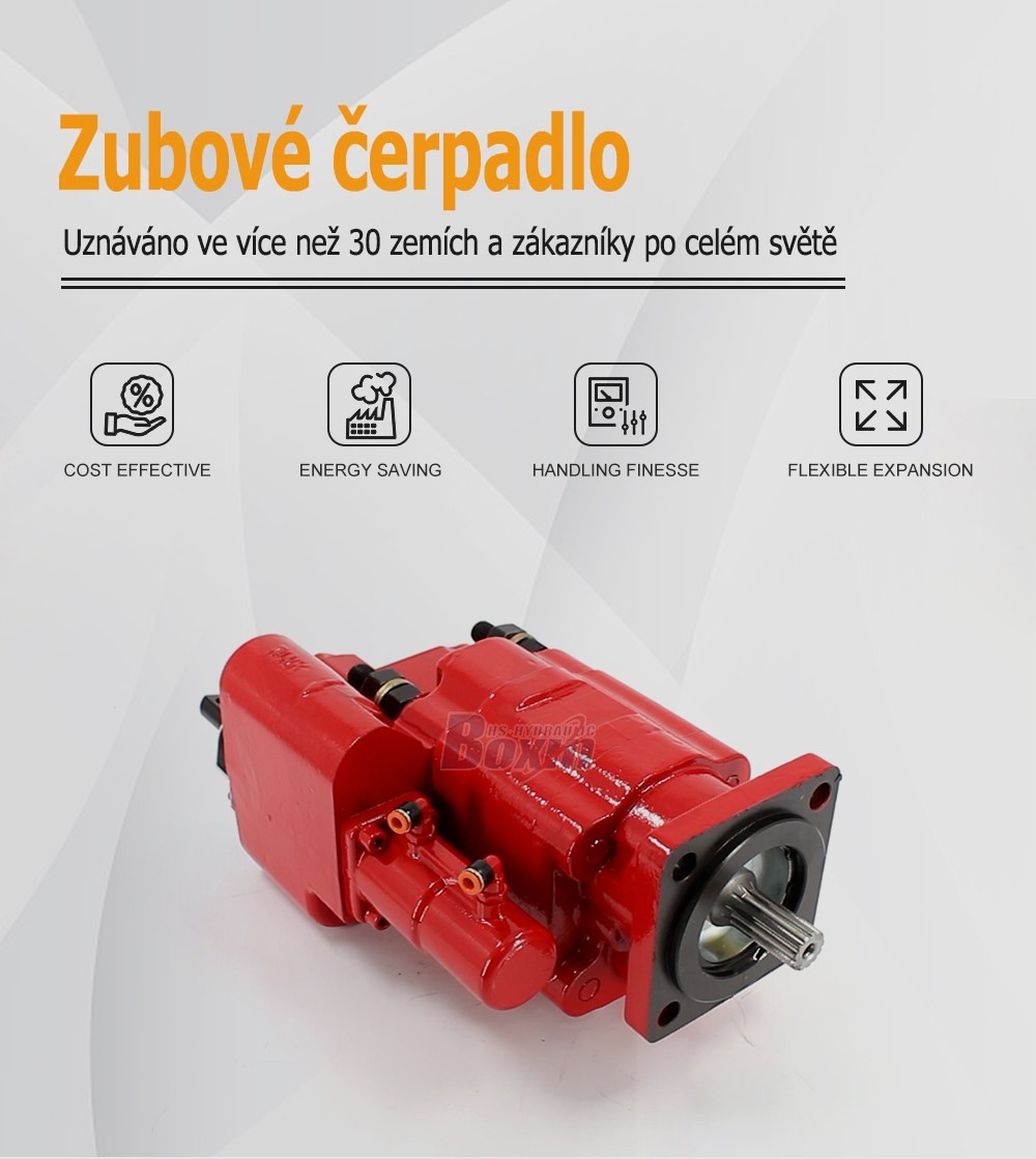 Durable C102-AS-25-H 100 cc/rev Hydraulic Gear Pump for Heavy Equipment