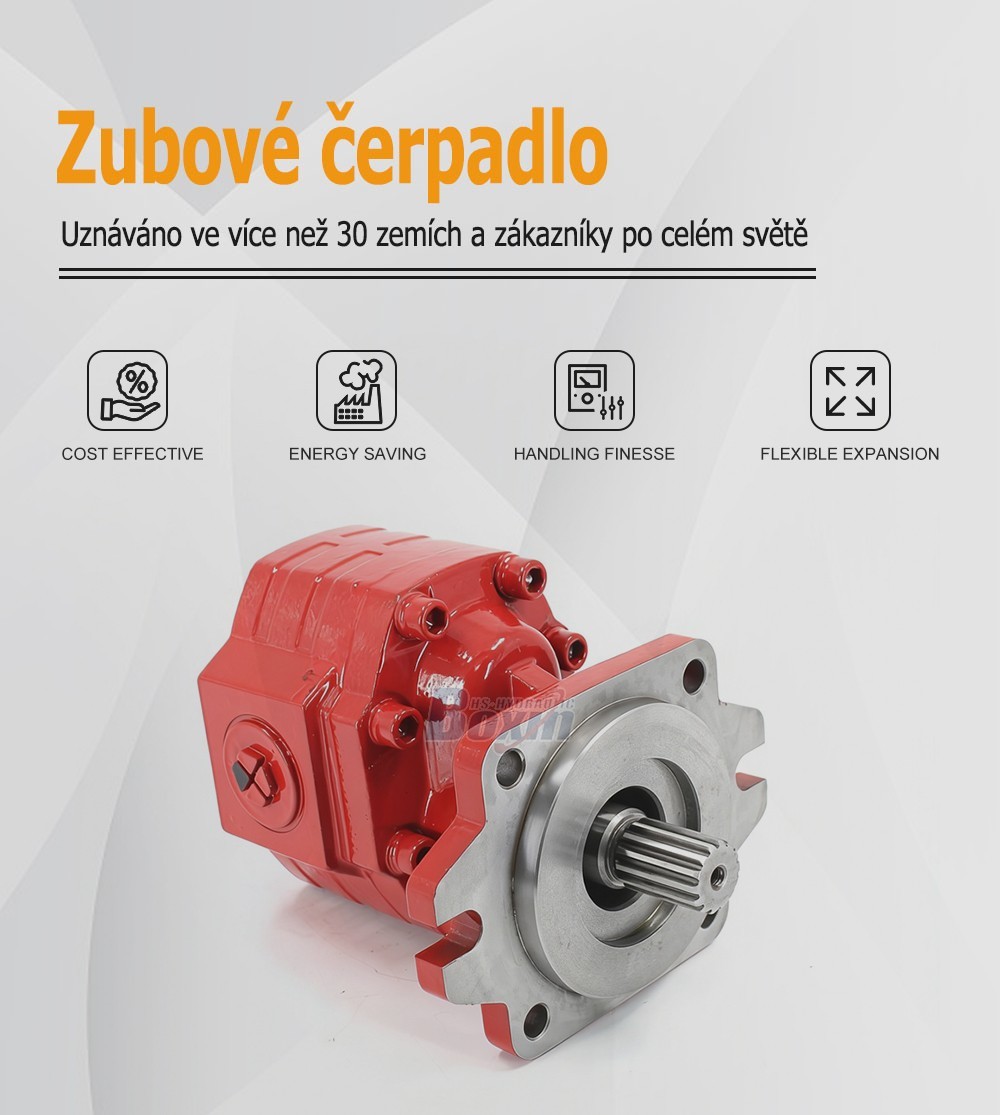 CBHS3100 100 cm³/ot. 20 MP (2900 psi) Hydraulické čerpadlo s ozubenými koly