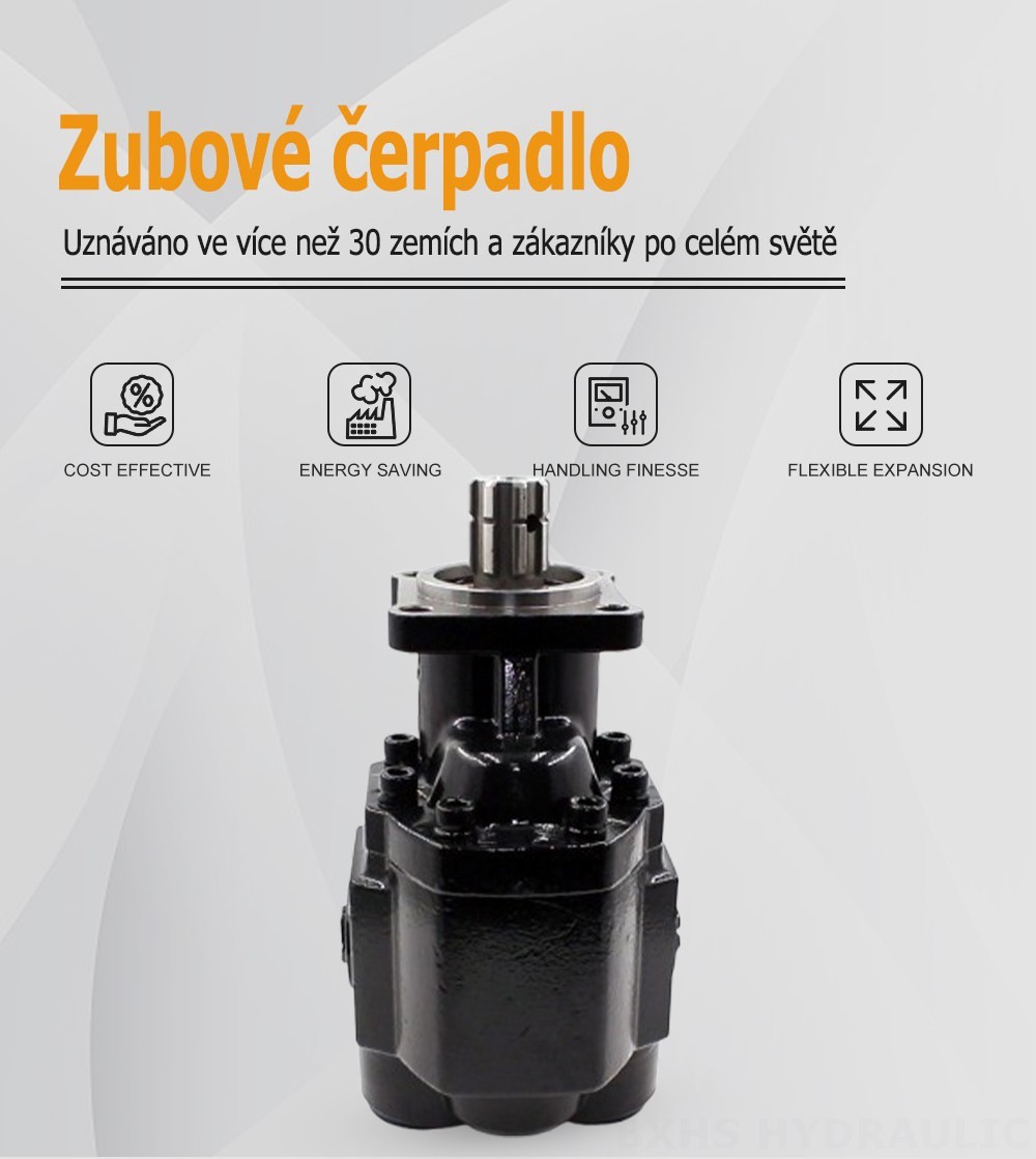 CBHST1-ISO-100 100 cc/otáčku Hydraulické čerpadlo s ozubenými koly