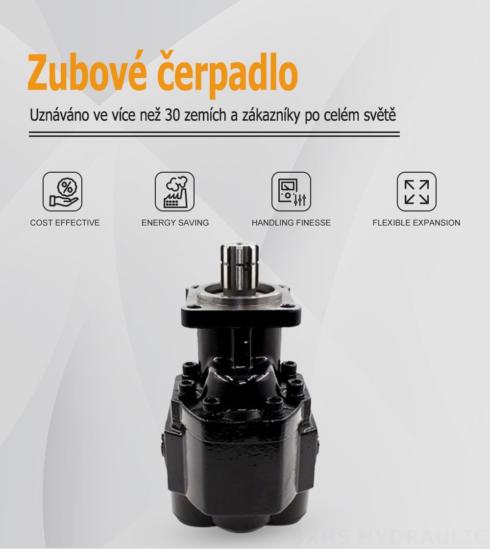 CBHST1-ISO-110 110 cm³/ot. Hydraulické čerpadlo s ozubenými koly