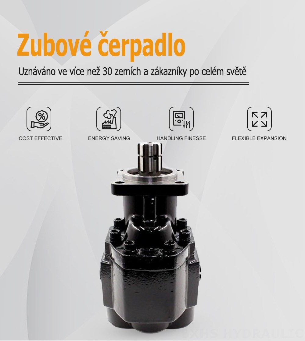 CBHST1-ISO-120 120 cm³/ot. Hydraulické čerpadlo s ozubenými koly