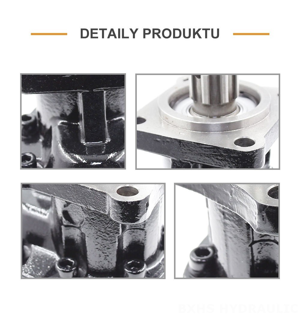CBHST1-ISO-80 80 cc/otáčku Hydraulické čerpadlo s ozubenými koly
