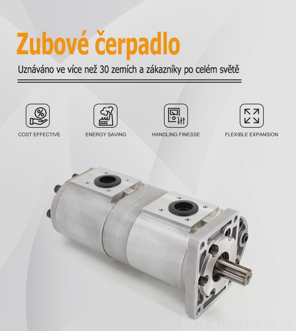 CBN-F540 40 cc/otáčku Hydraulické čerpadlo s ozubenými koly