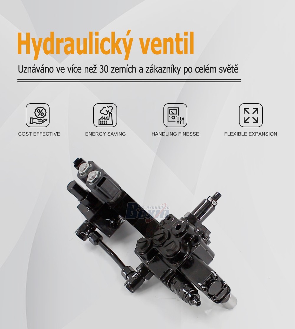 DCV20DY-OT Elektrohydraulický 1 cívka Monoblokový směrový ventil
