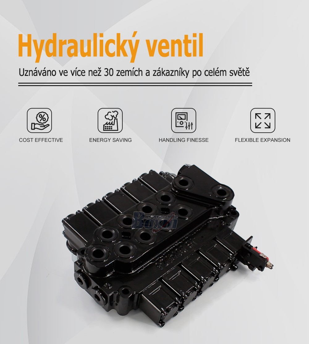 DCV40Z-FZJ Ruční 5 cívek Ventil ovládání opěrných noh