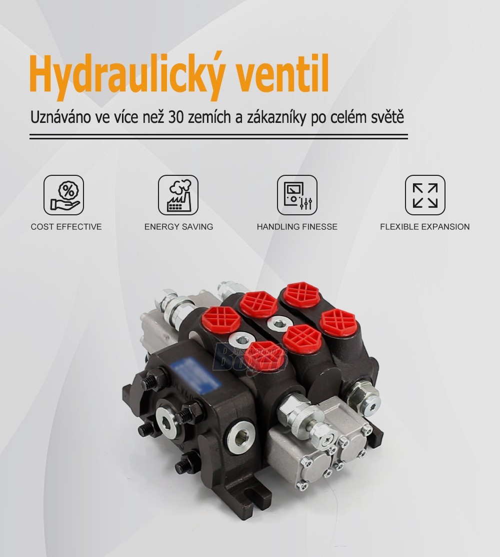 DCV60-FZJ Ruční 2 cívky Sekční směrový ventil