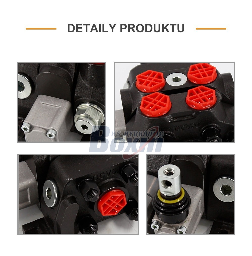 DCV60 Ruční 1 cívka Sekční směrový ventil