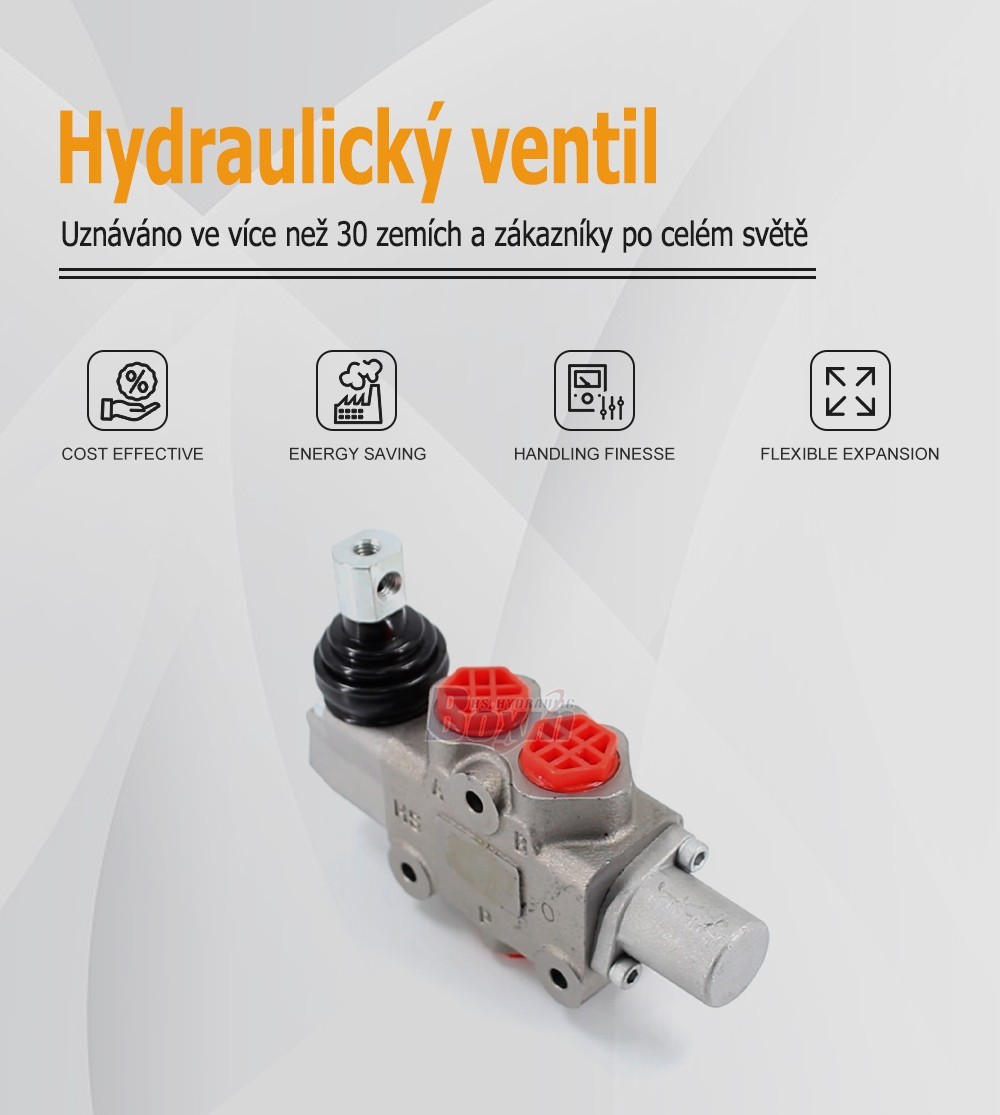 DF5-DKL Ruční 1 cívka Průtokový dělicí ventil