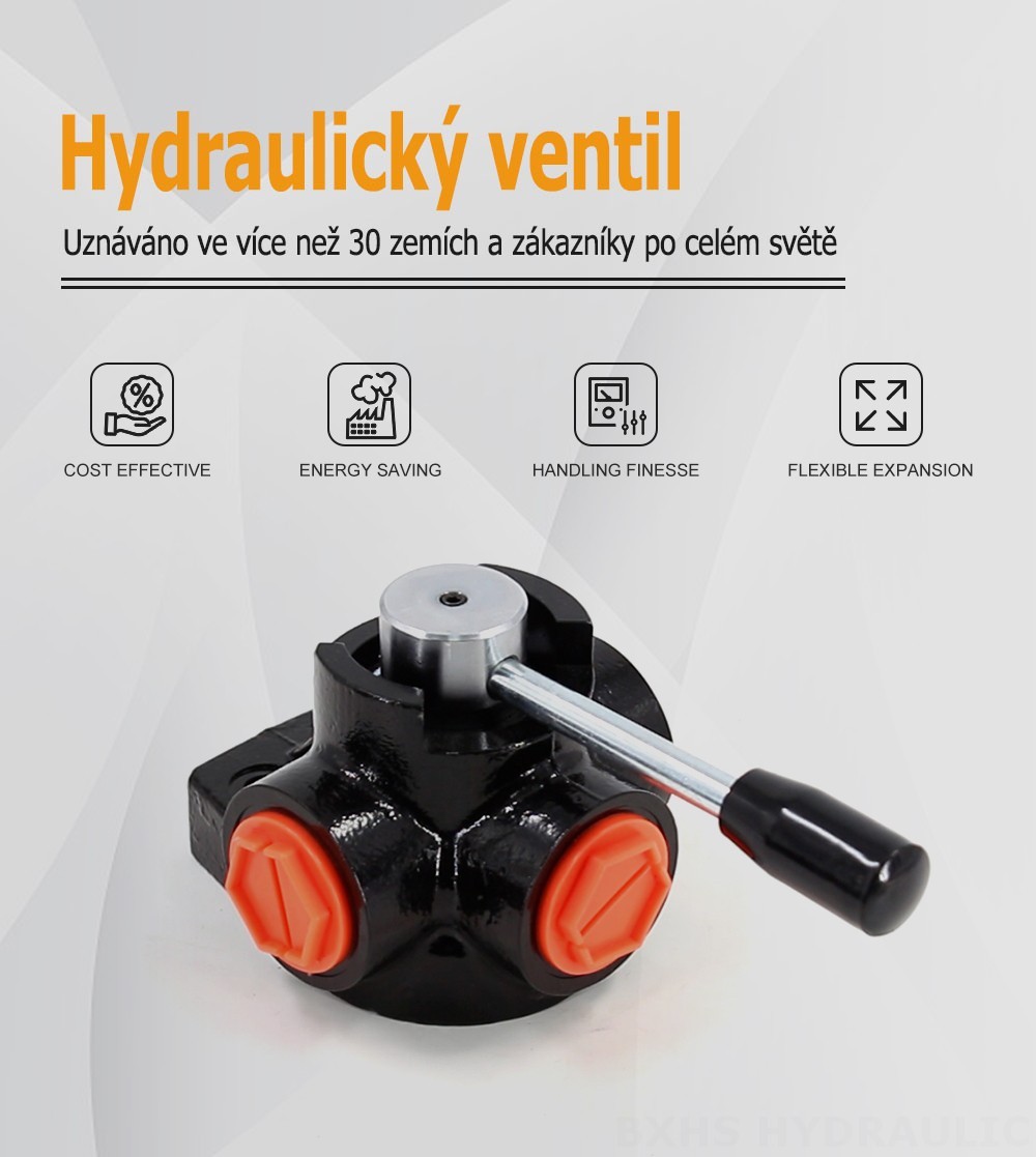 DH25 Ruční Šoupátko 1 Průtokový ventil