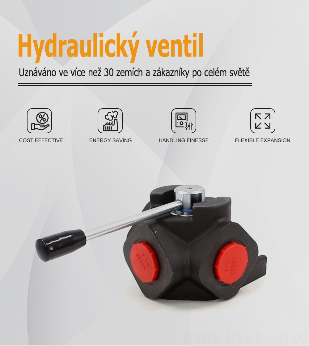 DH30 Ruční Šoupátko 1 Průtokový ventil