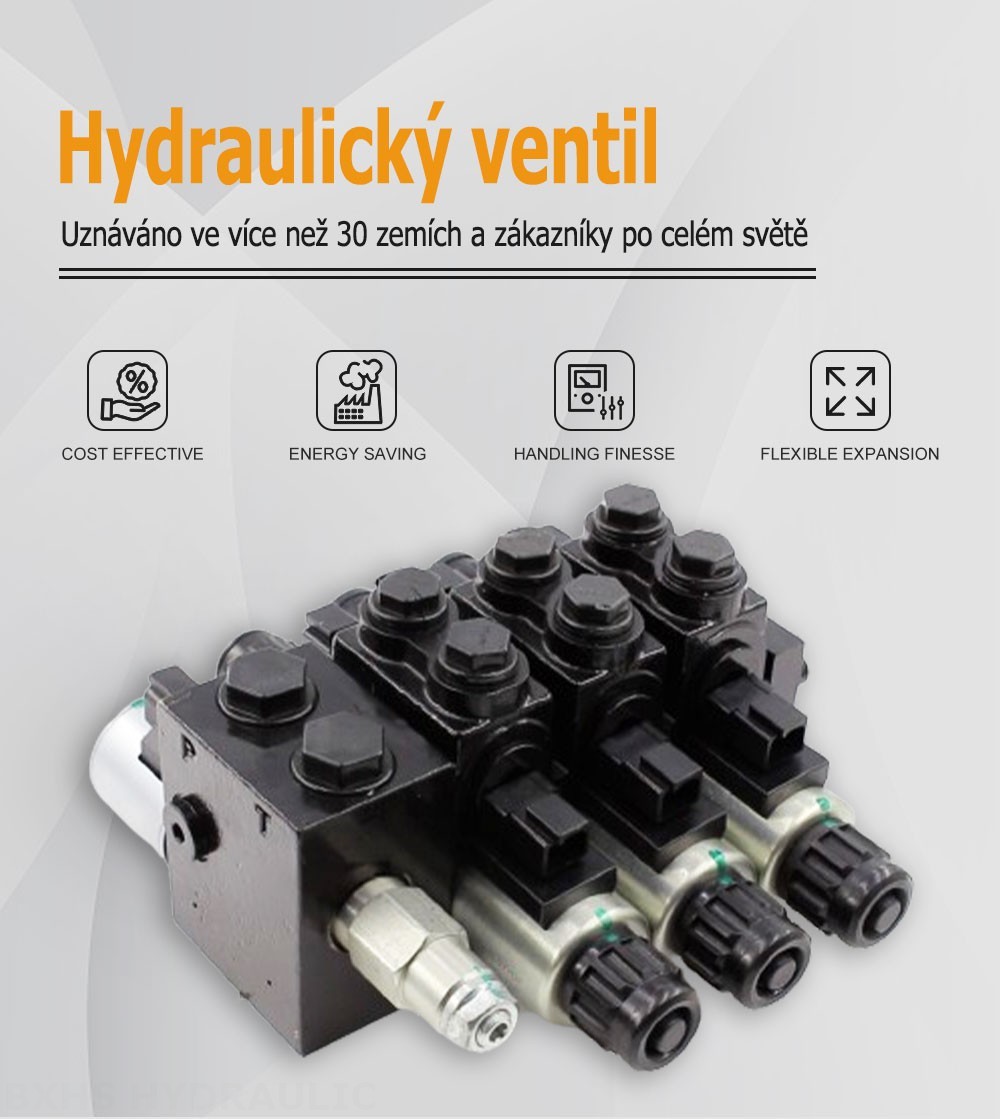 HDCF50 Solenoidový Šoupátko 3 Ovládací ventil solenoidu