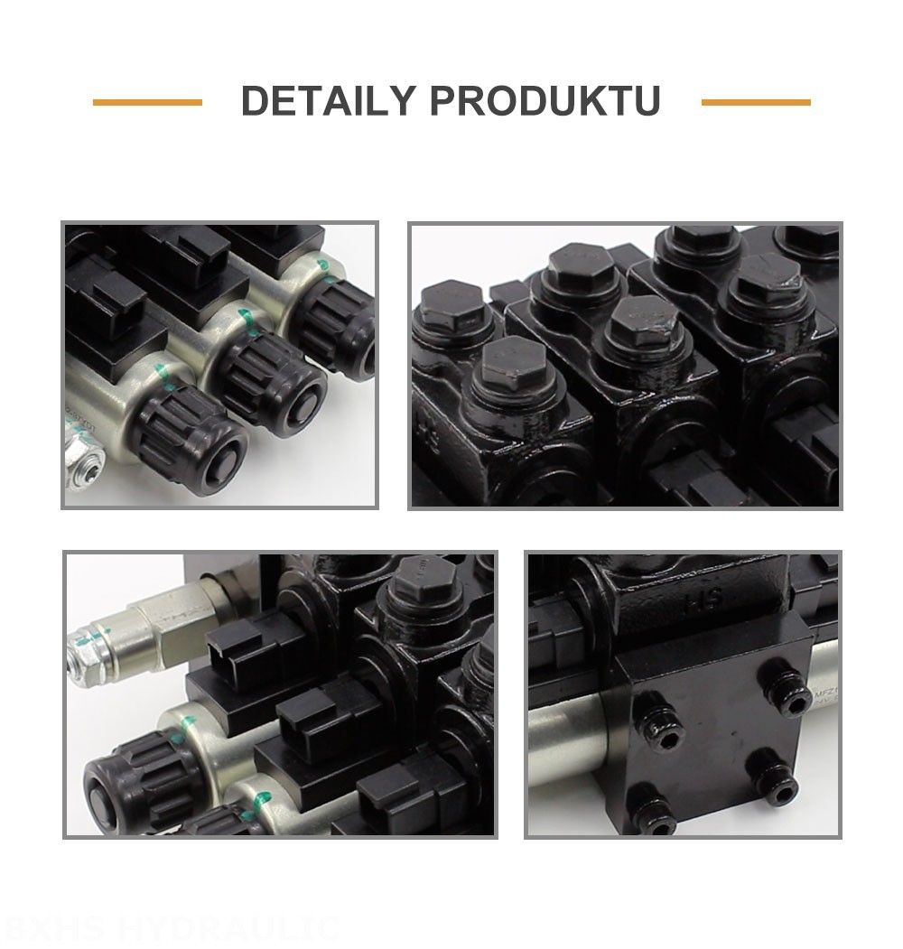 HDCF50 Solenoidový Šoupátko 3 Ovládací ventil solenoidu