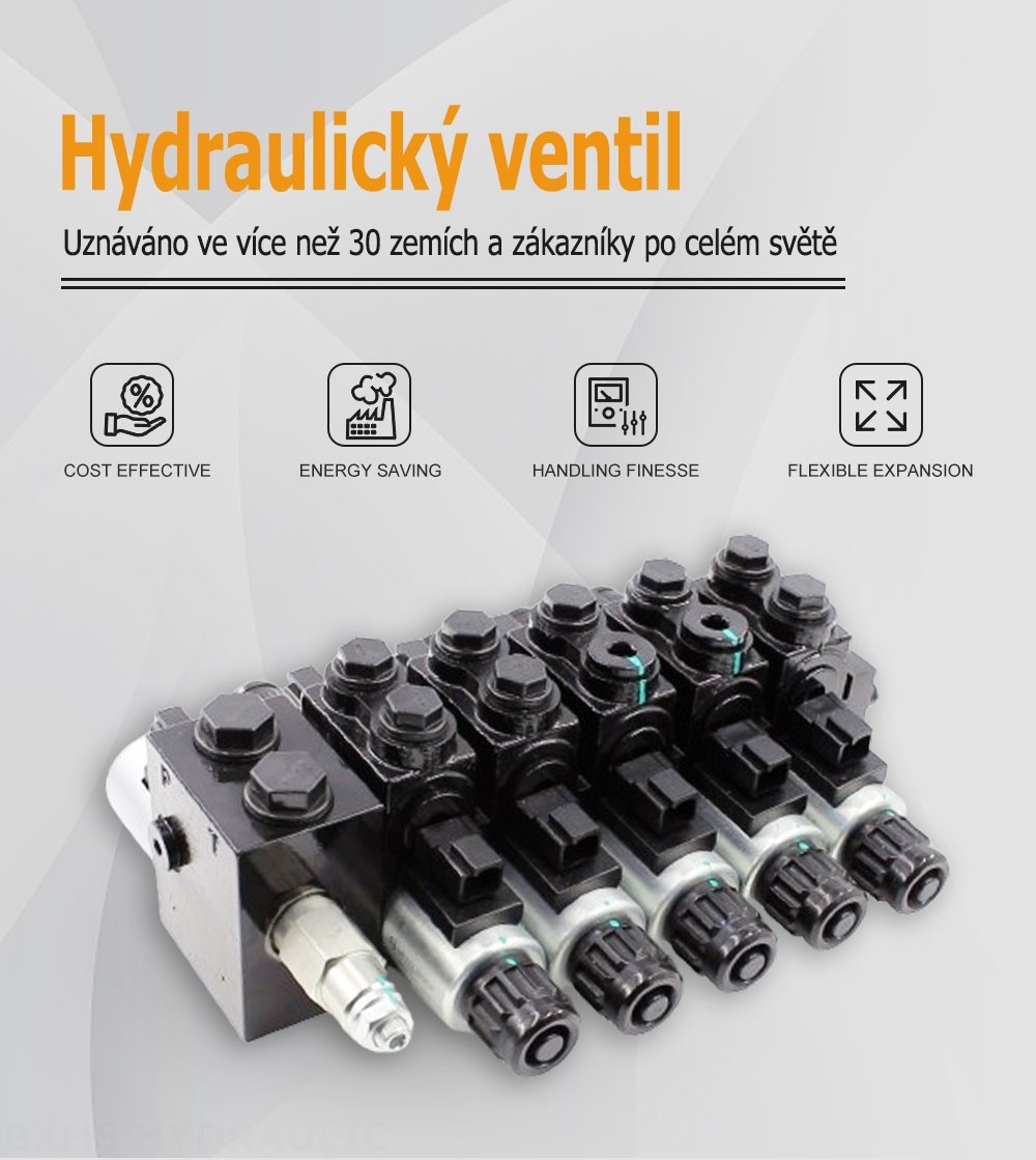 HDCF50 Solenoidový Šoupátko 5 Ovládací ventil solenoidu